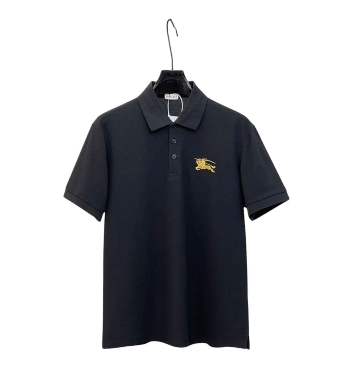 Burberry Equestrian Knight Polo – Black/Gold