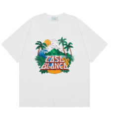 Casablanca Palm Springs Tennis Club T-Shirt – White