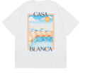 Casablanca Tennis Club T-Shirt – White/Blue