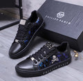 Philipp Plein Low-Top Sneakers – Black/Blue