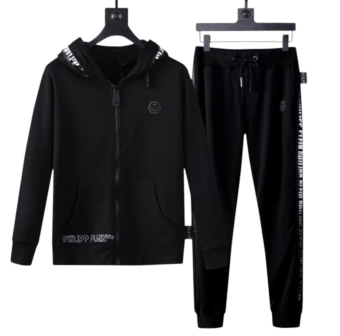 Philipp Plein Black Logo Tracksuit