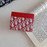 Dior Oblique Card Holder – Red