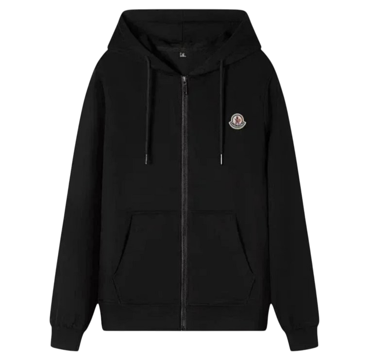 Moncler Zip-Up Hoodie – Black