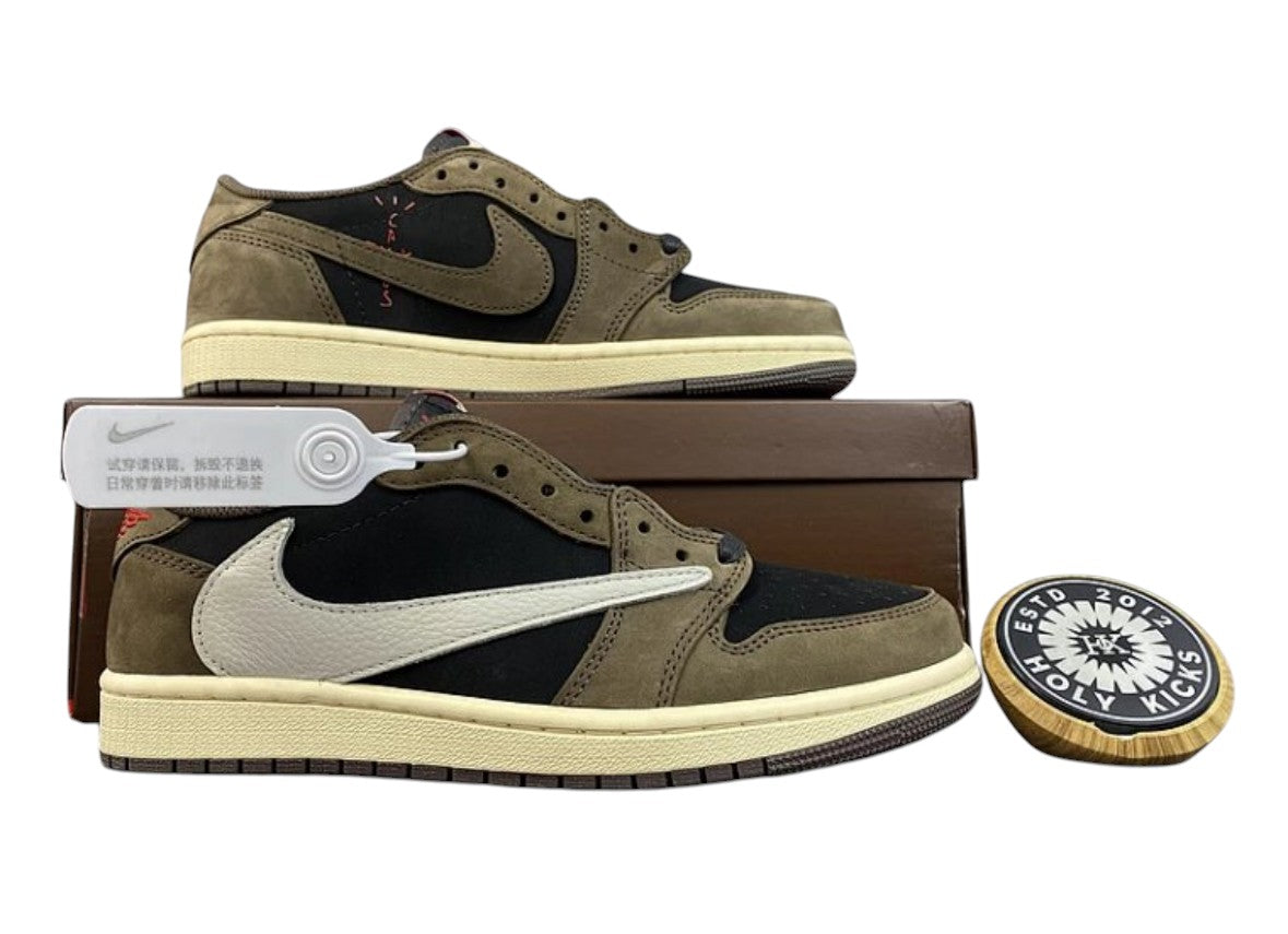 Travis Scott Air Jordan 1 Low – Olive/Black
