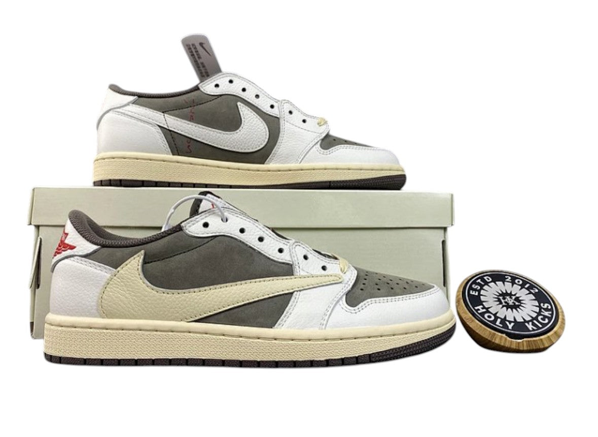 Travis Scott x Fragment Air Jordan 1 Low – Sail/Black