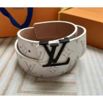 Louis Vuitton Reversible Belt – White/Black Monogram
