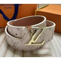 Louis Vuitton Reversible Belt – White/Grey Monogram
