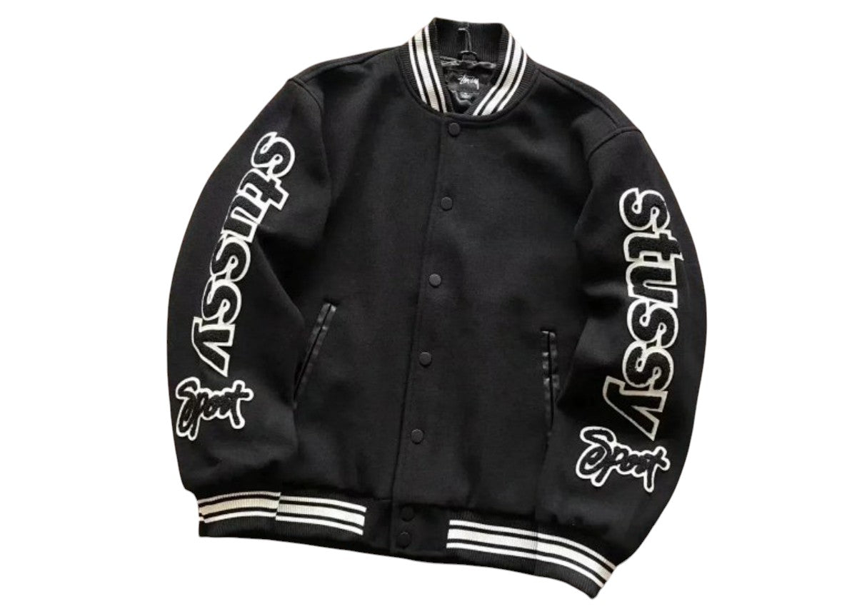 Stüssy Varsity Jacket – Black