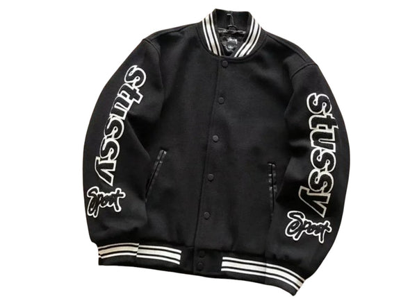 Giacca varsity Stüssy – nera
