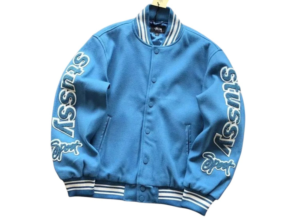 Stüssy Varsity Jacket – Blue