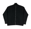 Maison Margiela 4-Stitch Zip-Up Knit – Black