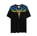 Marcelo Burlon County of Milan Wings T-Shirt – Black/Blue/Yellow