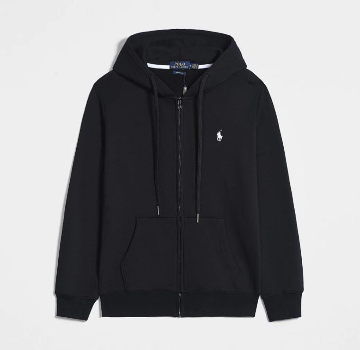 Ralph Lauren Zip hoodie - Black/White