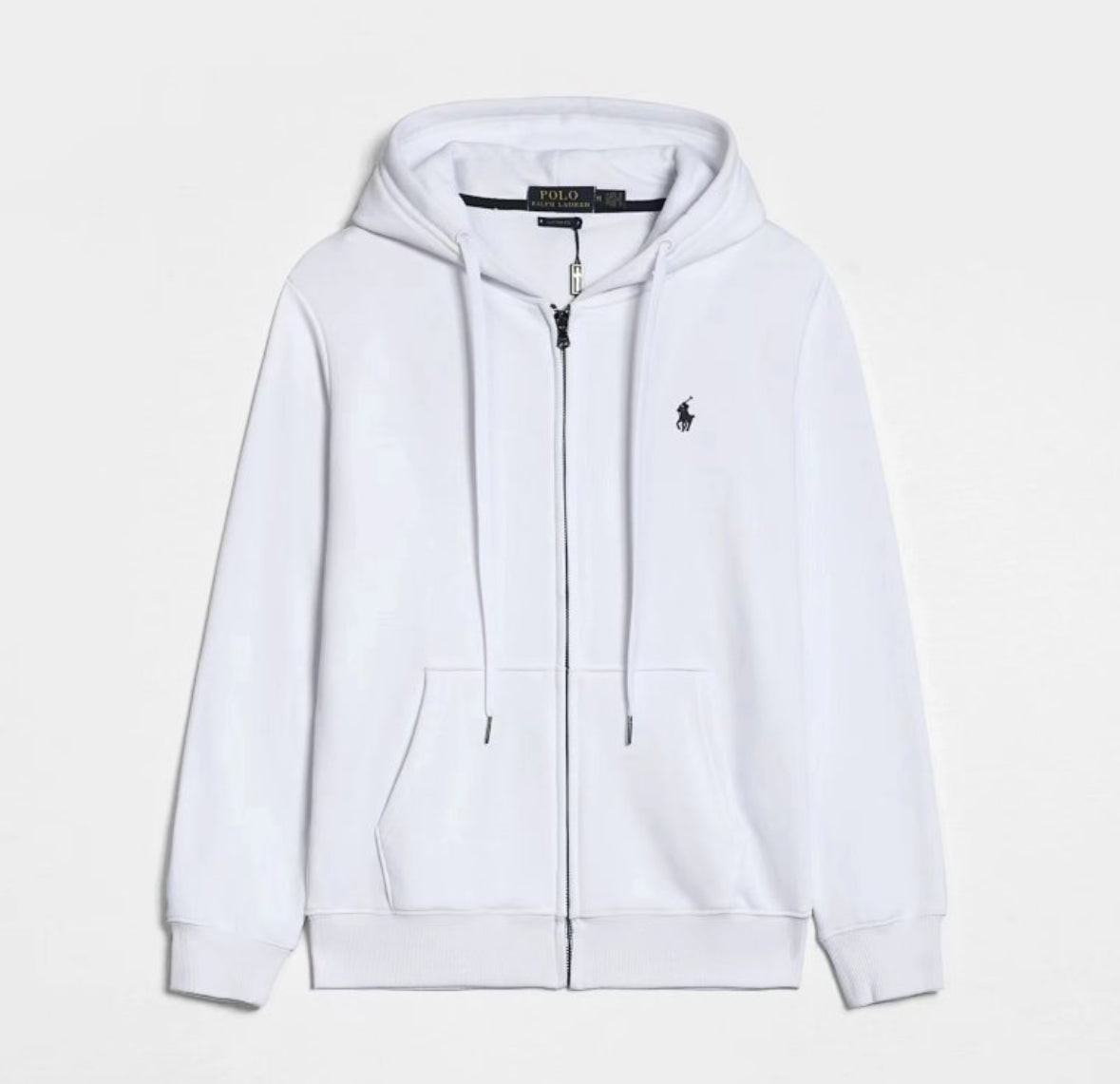 Ralph Lauren Zip hoodie - White