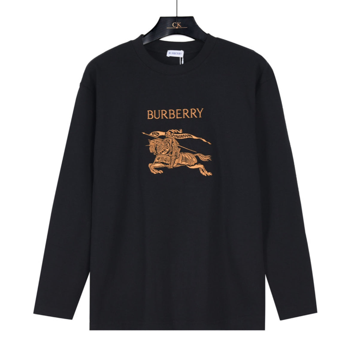 Burberry Equestrian Knight Long-Sleeve T-Shirt
