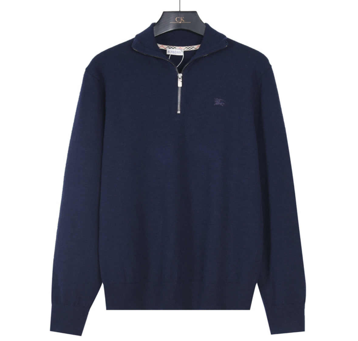 Burberry Equestrian Knight Half-Zip Jumper