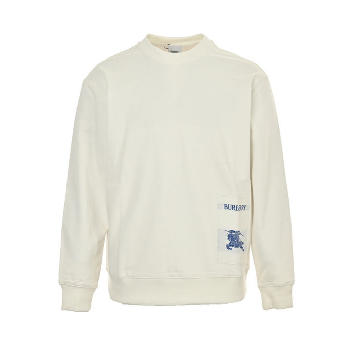 Sweat-shirt avec écusson de la marque Burberry