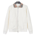 Burberry Check Collar Harrington Jacket