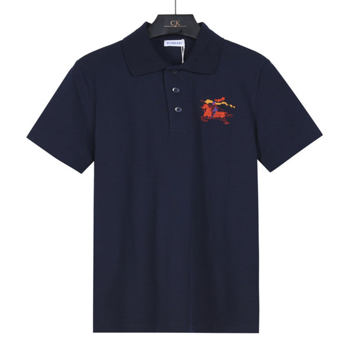 Polo Burberry con Cavaliere Equestre ricamato