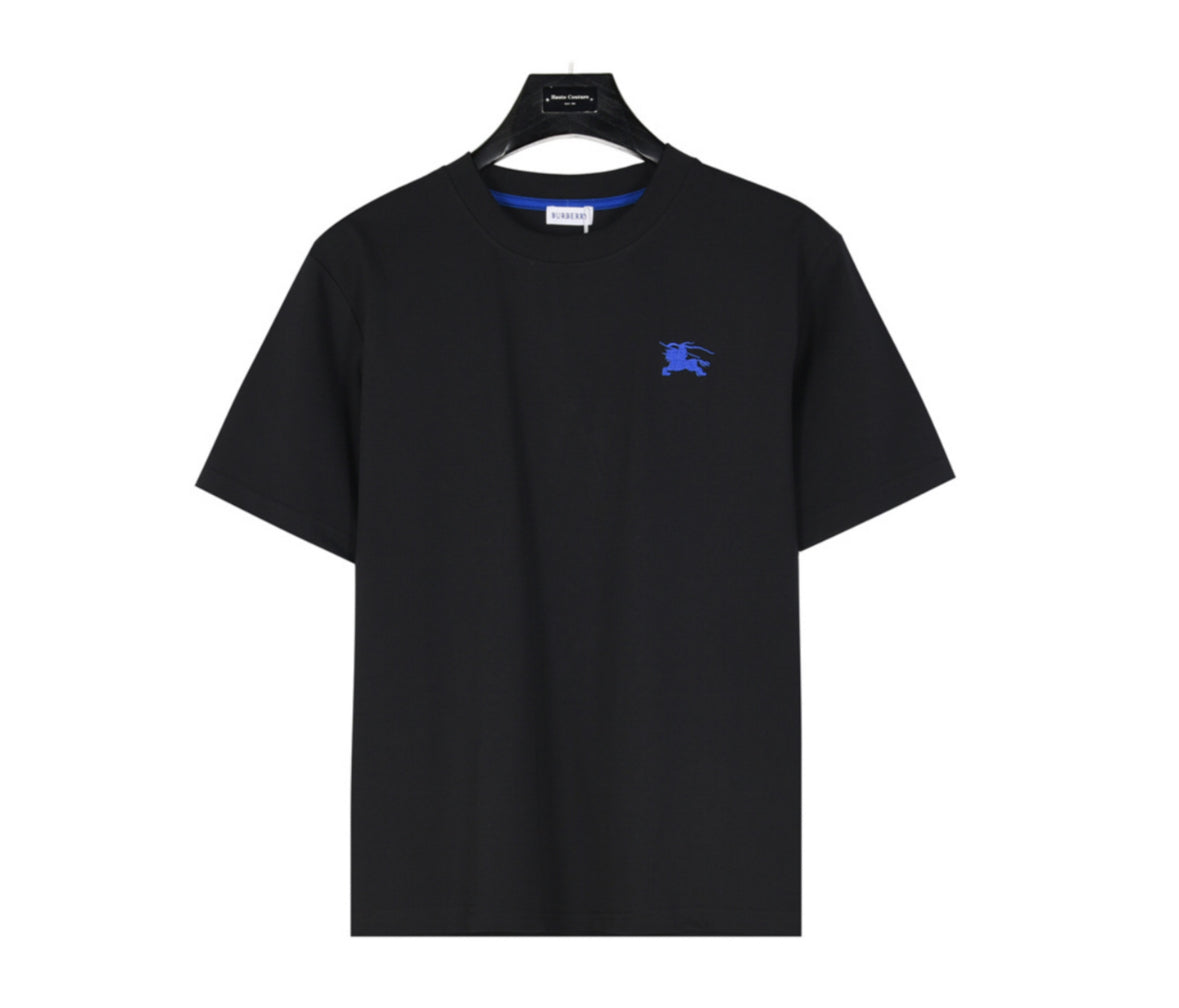 Burberry Equestrian Knight T-Shirt – Black/Blue