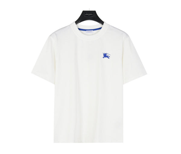 Burberry Equestrian Knight T-Shirt – White/Blue