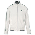 Burberry White Track Jacket – Green Trim