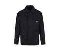 Prada Black Multi-Pocket Overshirt Jacket