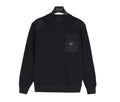 Prada Nylon Pocket Sweatshirt – Black