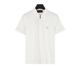 Prada White Half-Zip Polo Shirt