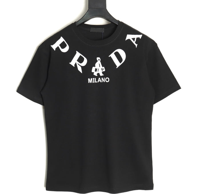 T-shirt Prada à logo noir