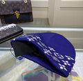 Louis Vuitton Monogram Beanie – Blue/White