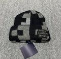 Louis Vuitton Black & Grey Patchwork Beanie