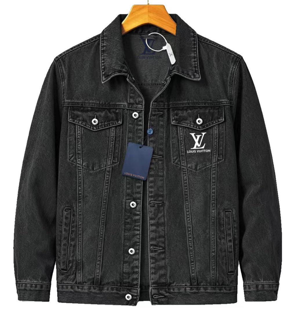 Louis Vuitton Black Graphic Denim Jacket