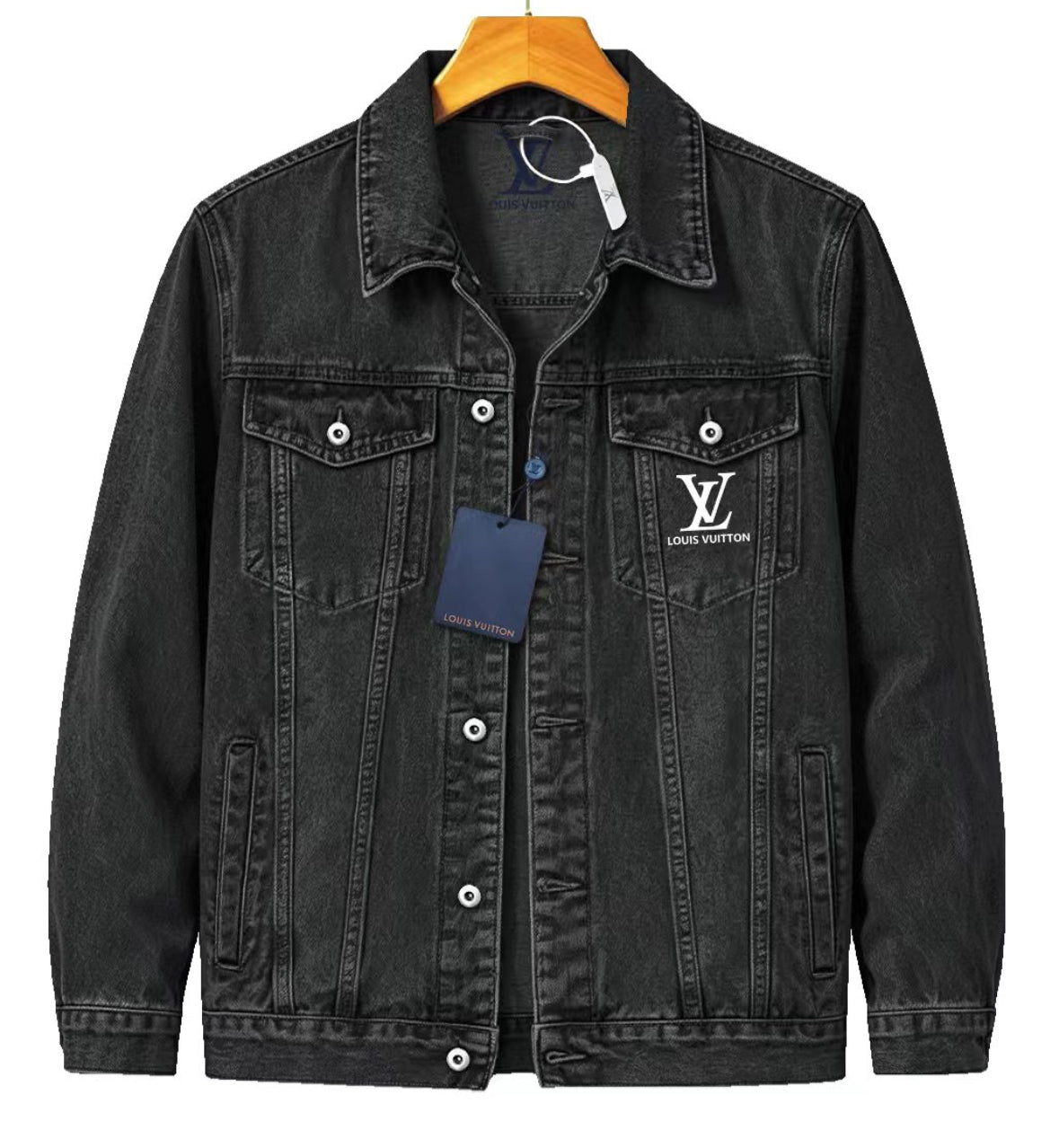 Louis Vuitton Black Graphic Denim Jacket