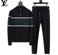 Louis Vuitton Black & Teal Monogram Track Suit