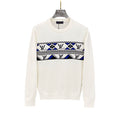 Louis Vuitton White Monogram Pattern Sweater