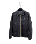 Louis Vuitton Black Textured Monogram Jacket