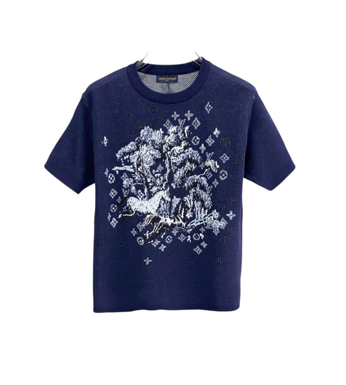 Louis Vuitton Forest / Horse Jacquard Knit T-Shirt