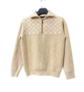 Louis Vuitton Half-Zip Monogram Jacquard Jumper