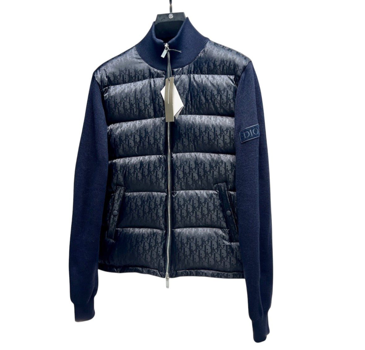 Dior Oblique Hybrid Cardigan Jacket - Navy