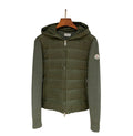 Moncler Hooded Cardigan Jacket - Green
