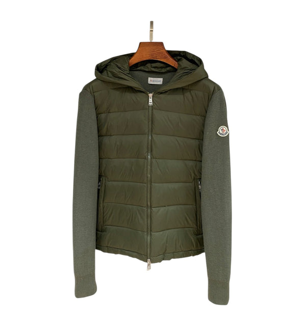 Giacca cardigan con cappuccio Moncler - Verde