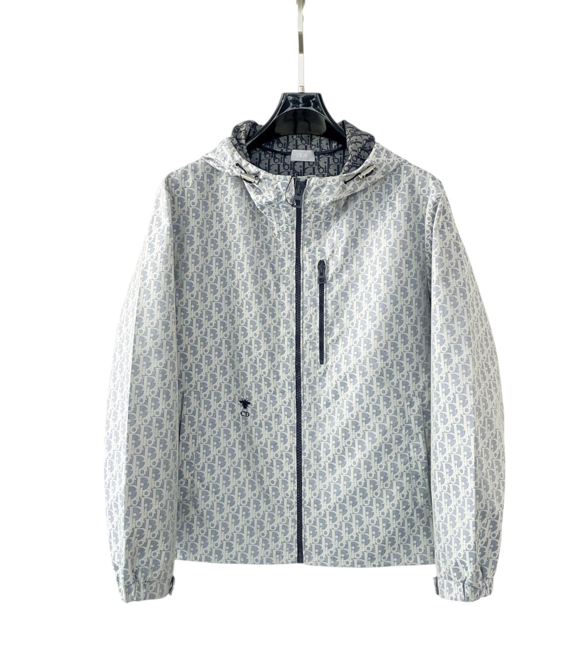 Dior Oblique Hooded Jacket – Grey