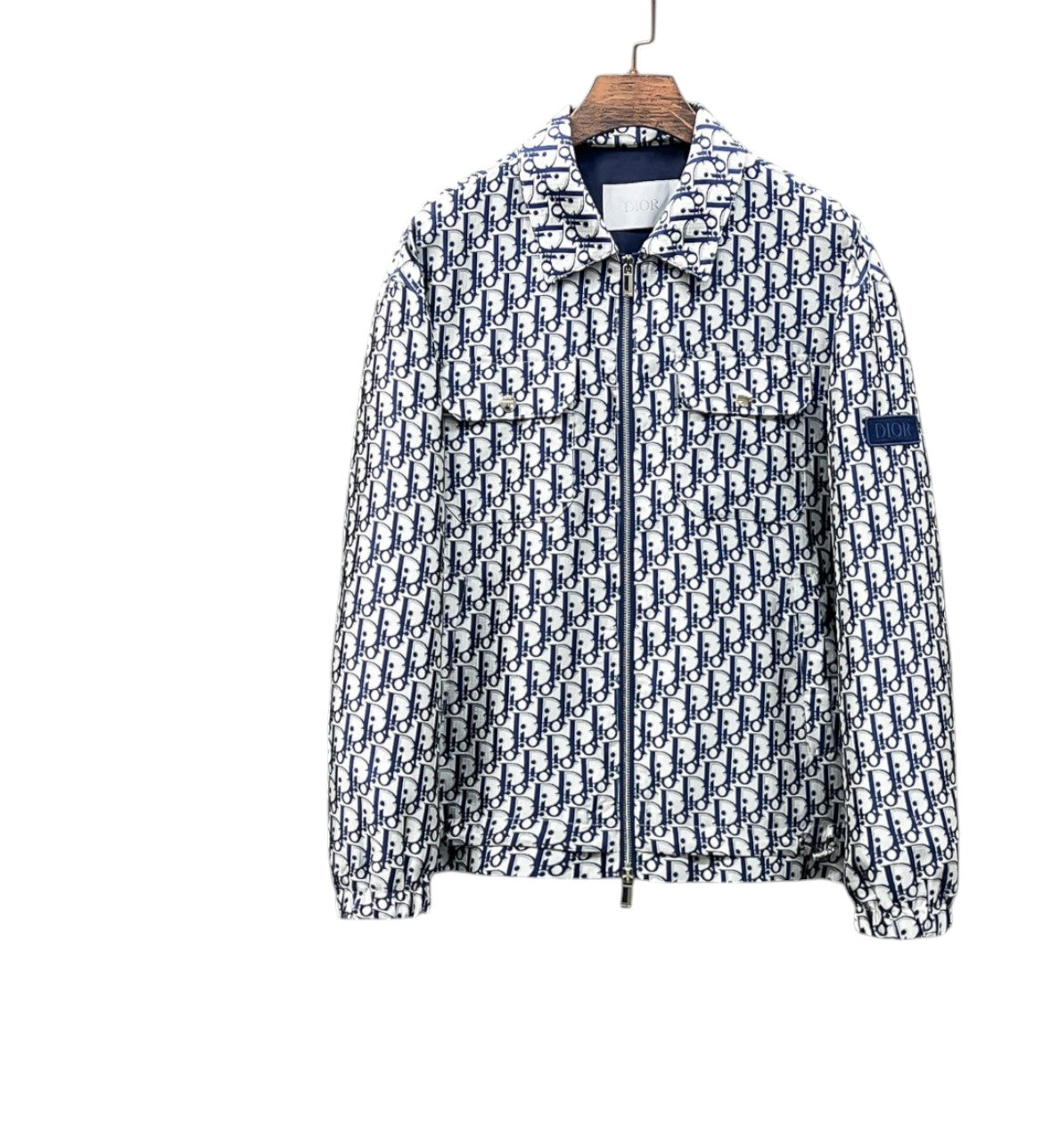 Dior Oblique Technical Jacket – White/Blue