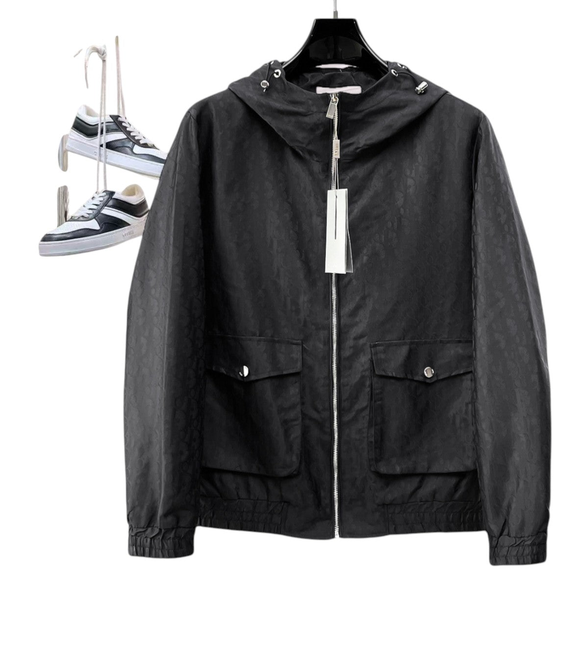 Dior Oblique Hooded Jacket – Black