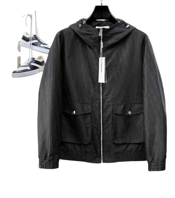Dior Oblique Hooded Jacket – Black