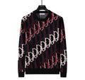 Dior Oblique Knit Sweater – Black/Navy