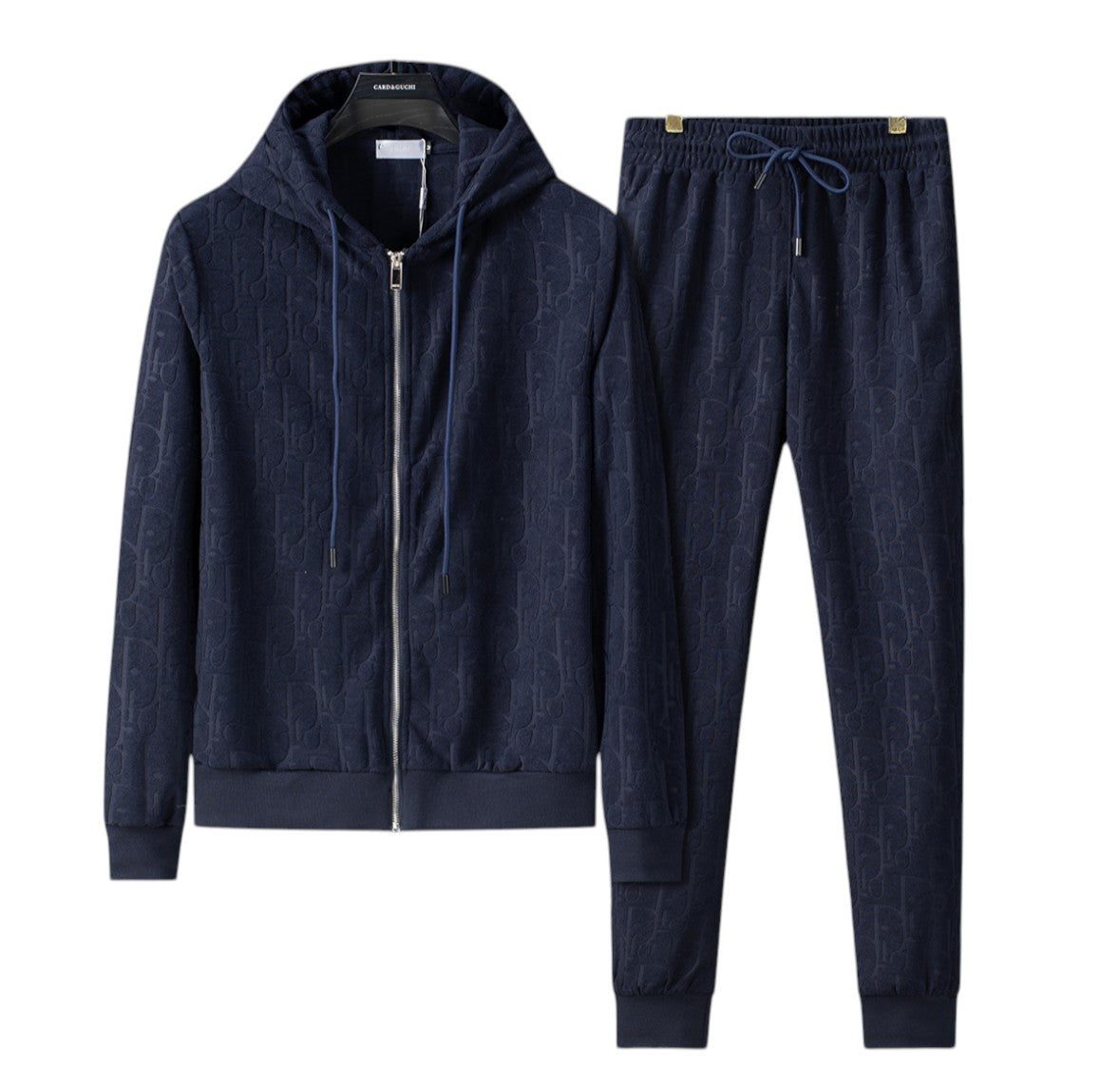 Dior Oblique Zip-Up Tracksuit – Navy