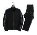 Lacoste Black Track Jacket & Shorts Set