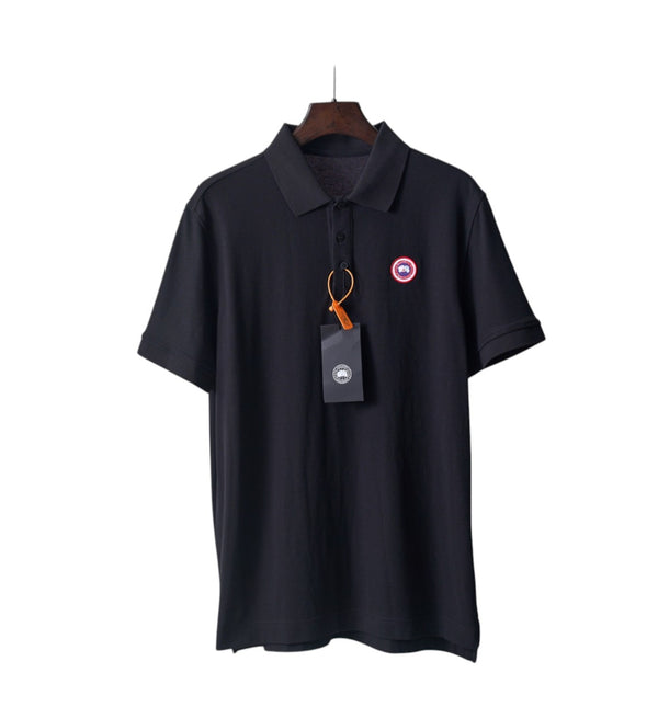 Canada Goose Black Classic Polo Shirt